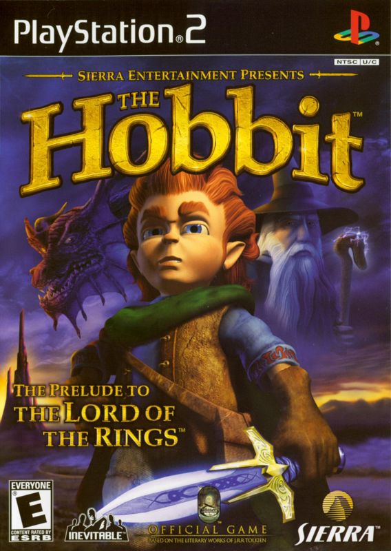 The Hobbit box art for Playstation 2